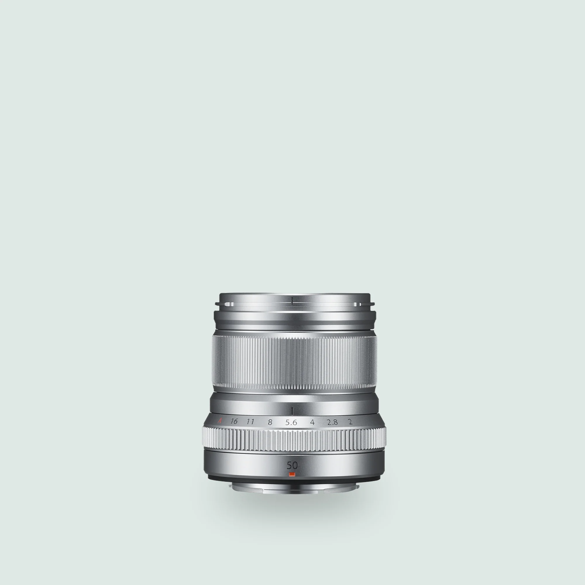FUJINON XF 50mm F2 R WR Silver